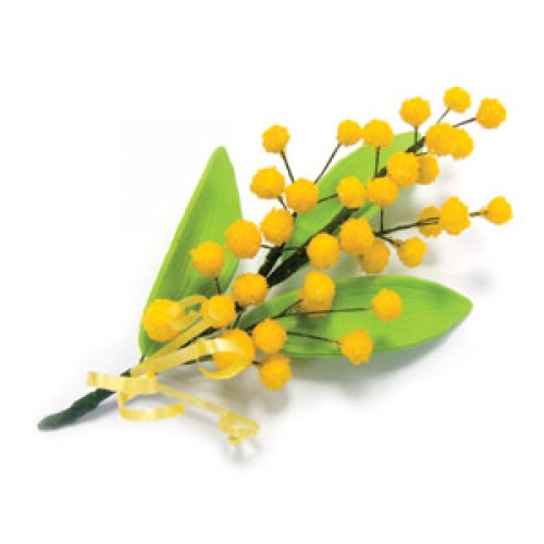 Украшение сахарное "Букет  Мимоза", 1 шт