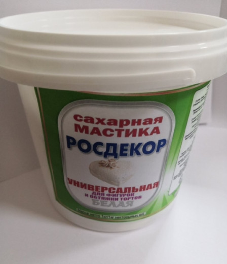Мастика "РОСДЕКОР"  Белая, 6 кг