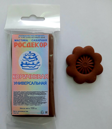 Мастика "РОСДЕКОР" 100гр. Коричневая