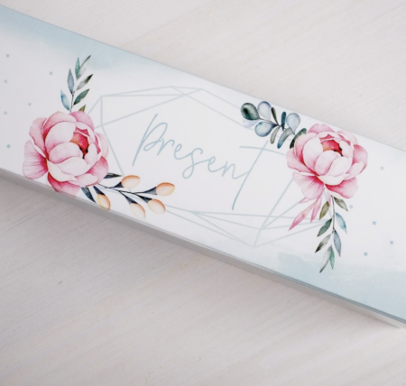 Коробка для макарон «Сладкий подарок», 180*55*55 мм