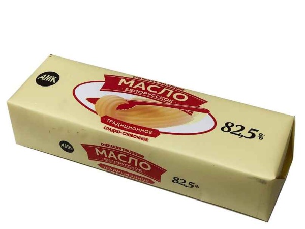 Масло сладко-сливочное Традиционное 82,5% Сохраняя Традиции, 450 гр