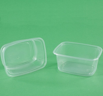 Контейнер пластиковый прозрачный с крышкой 200 мл, 108*82*38 см