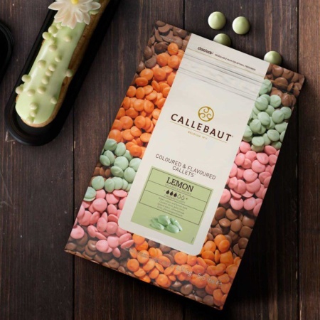 Шоколад Callebaut Lemon со вкусом лимона, 100 гр