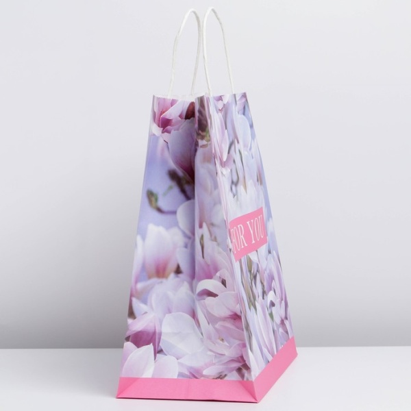 Пакет подарочный крафтовый For you, 28 × 32 × 15 см