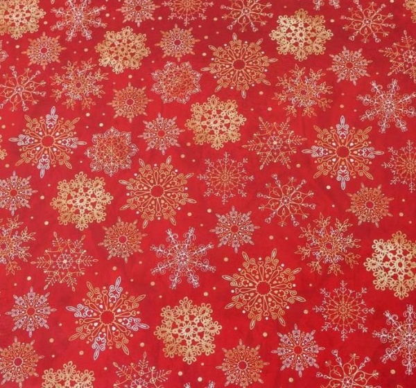 Бумага упаковочная глянцевая двусторонняя «Волшебные снежинки», 70 × 100 см