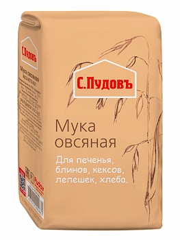 Мука овсяная С.Пудовъ, 400 гр