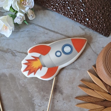 Пряник имбирный "Ракета", 10 см