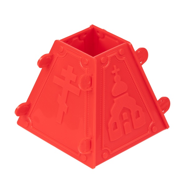 Форма для пасхи №5, разъемная пластиковая