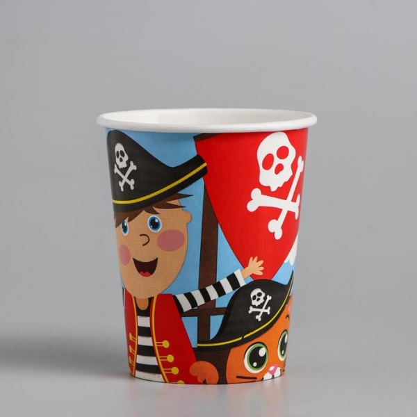 Стакан бумажный "Cake to go" Пират, 250 мл