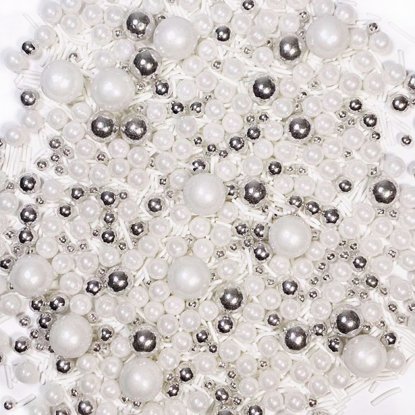 Посыпка кондитерская микс «Серебренное сияние», 25 гр