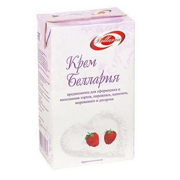 Крем для взбивания на растительных маслах Беллария, 1 л