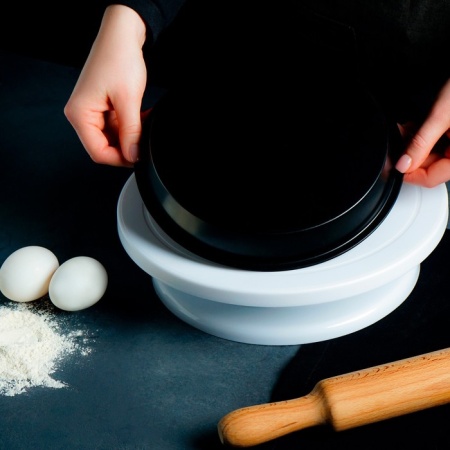 Форма для выпечки Доляна «Круг. Жаклин», 22×3 см, антипригарное покрытие