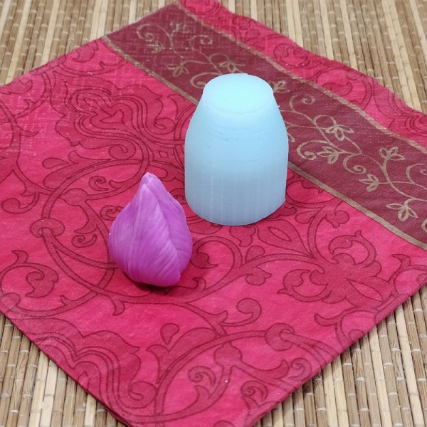 Силиконовый молд 3D Цветок №363 "Тюльпан" №3