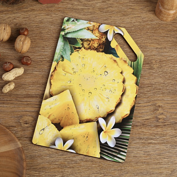 Доска разделочная "Сочный ананас" 27х18 см, дерево