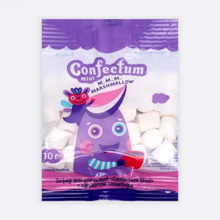 Маршмеллоу «Confectum Mini»‎ с ароматом пломбира, 10 гр