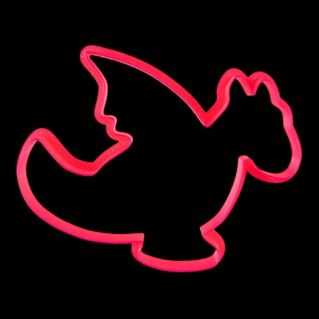 Вырубка для пряника "Дракон №1" пластик, 10 см