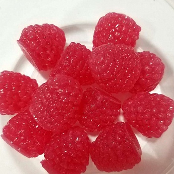 Мармелад фигурный "Малина" 2,5 см, Россия, 1 шт