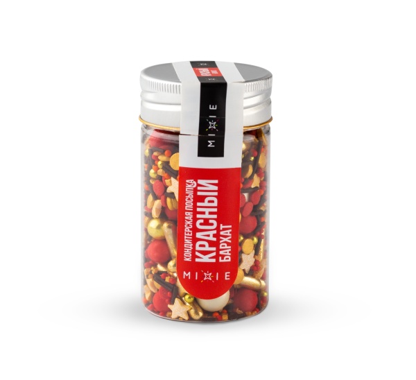 Посыпка фирменная MIXIE "Красный бархат", 50 гр