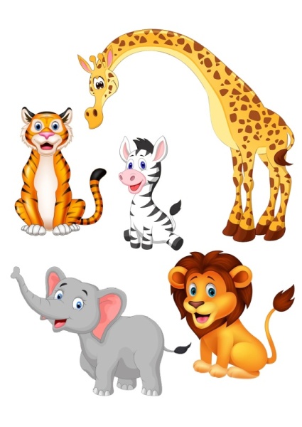 Животные №3, картинка на сахарной бумаге