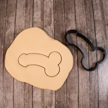 Вырубка для пряника "Взрослая буква Т" пластик, 11 см