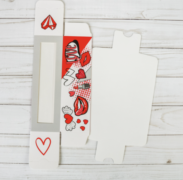 Коробка для макарон "Стильной тебе", 180*55*55 мм