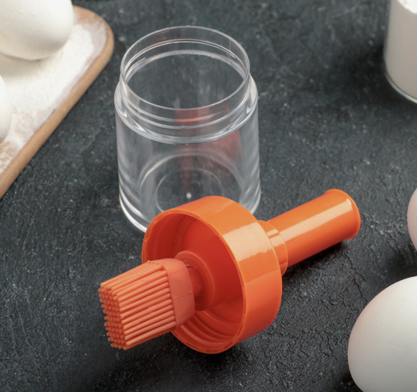 Кисть с емкостью, 6×15 см, цвет МИКС