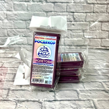 Мастика "РОСДЕКОР" 100гр. Фиолетовая