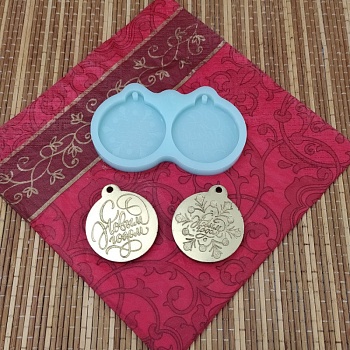 Молд силиконовый " Елочные украшения" №2