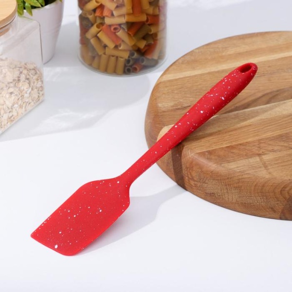Лопатка кондитерская силиконовая "Гранат" 27,7 см