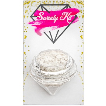 Блестки пищевые «Sweety Kit», Белый, 3 фр