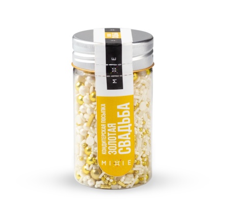 Посыпка фирменная MIXIE "Золотая свадьба", 50 гр