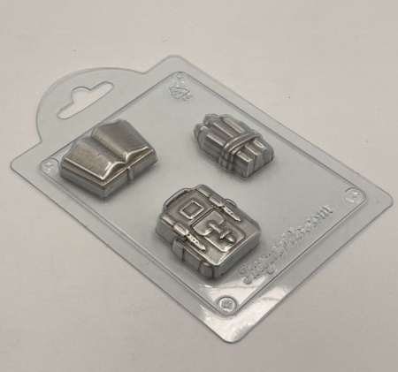 Форма пластиковая для шоколада "Школьный набор мини"