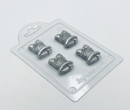 Форма пластиковая для шоколада "Школьный колокольчик мини"