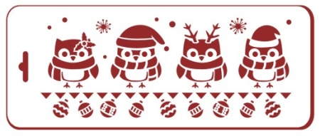 Трафарет кондитерский "Совята"