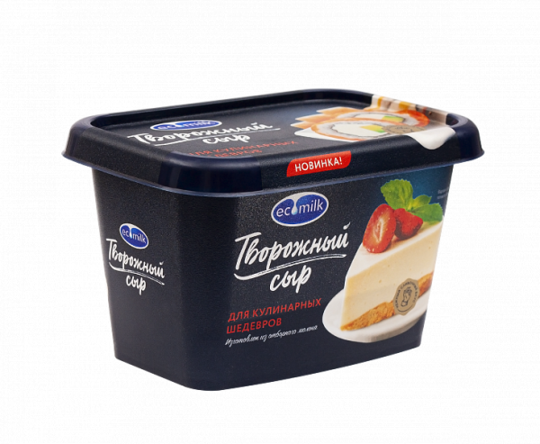 Сыр творожный  "Ecomilk" 60%, 400 гр