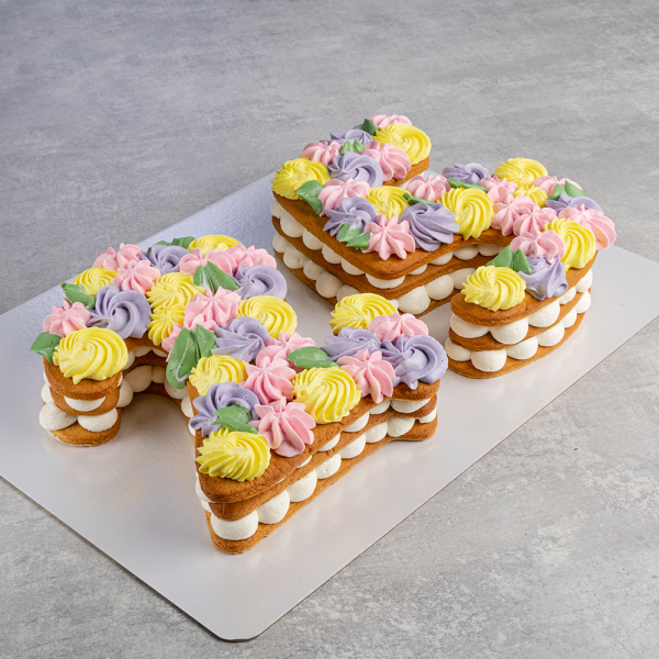 Трафарет для торта "Цифра 3", высота 25 см, пластик