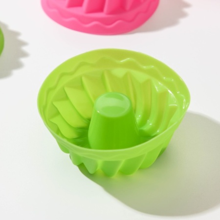 Набор форм для выпечки силиконовых Доляна «Пальчики оближешь», 6 шт, 7×3 см