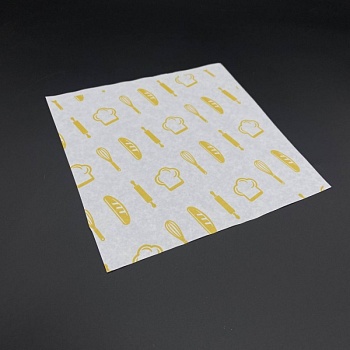 Бумага упаковочная для бенто-торта "Кондитер", 18 х 18 см, набор 10 шт