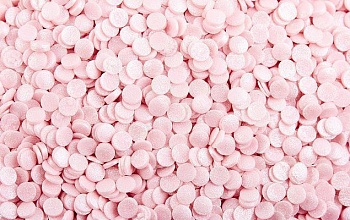 Посыпка кондитерская "Конфетти розовое перламутровое", опт 750 гр