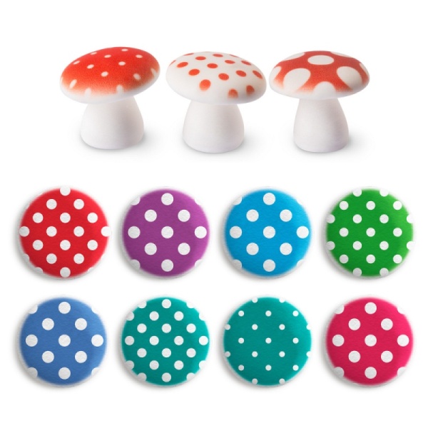 Сахарные фигурки ГРИБЫ d27 h25 мм, 2 шт