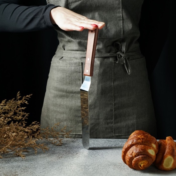 Лопатка-палетка изогнутая 37 см, рабочая поверхность 19,5 см