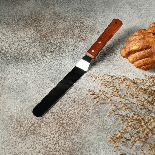 Лопатка-палетка изогнутая 37 см, рабочая поверхность 19,5 см