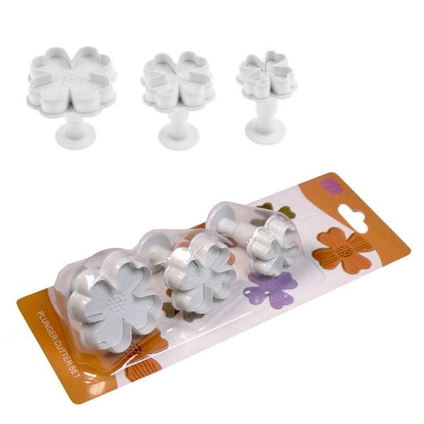 Набор плунжеров кондитерских  «Клевер», 3 шт