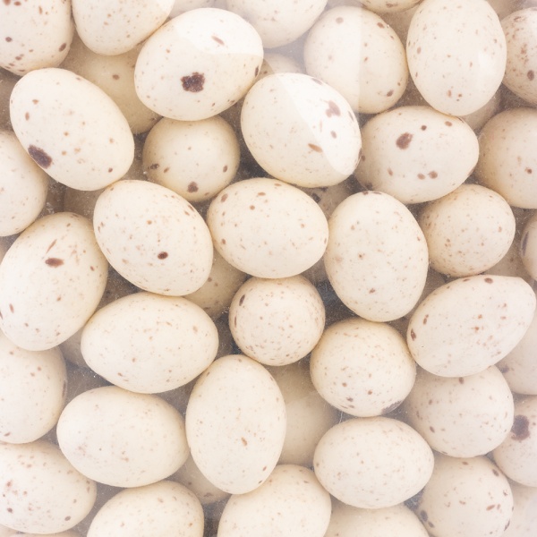 Драже "Яйца глазированные белые матовые в крапинку", 100 гр