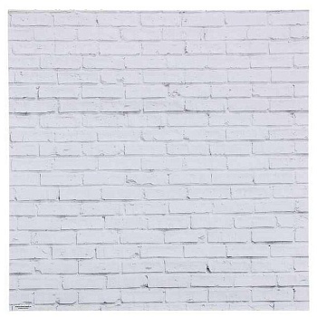 Фотофон "Кирпич белый" 45*45 см, картон Фотофон "Кирпич белый" 45*45 см, картон