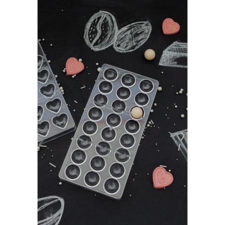 Форма для шоколада и конфет KONFINETTA «Полусфера», 27,5×13,5 см, 24 ячейки, ячейка 3×3 см