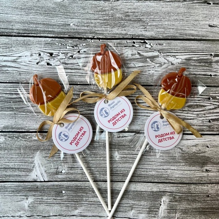 Леденец из изомальта "Орешек", цвет микс, 5 см