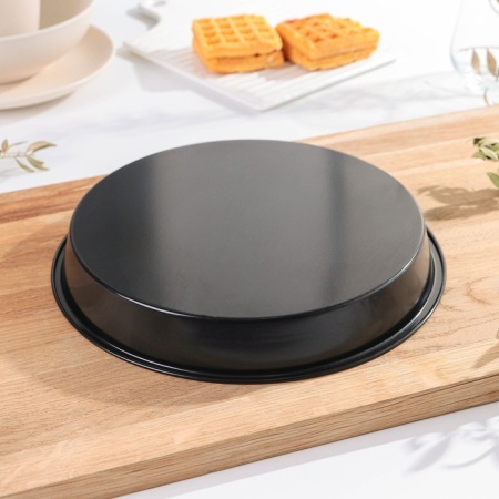 Форма для выпечки Доляна «Круг. Жаклин», 22×3 см, антипригарное покрытие