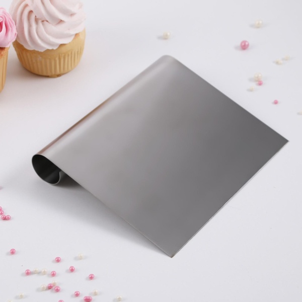 Шпатель кондитерский для выравнивания "Кухня-сердце дома", металл, 15*12 см