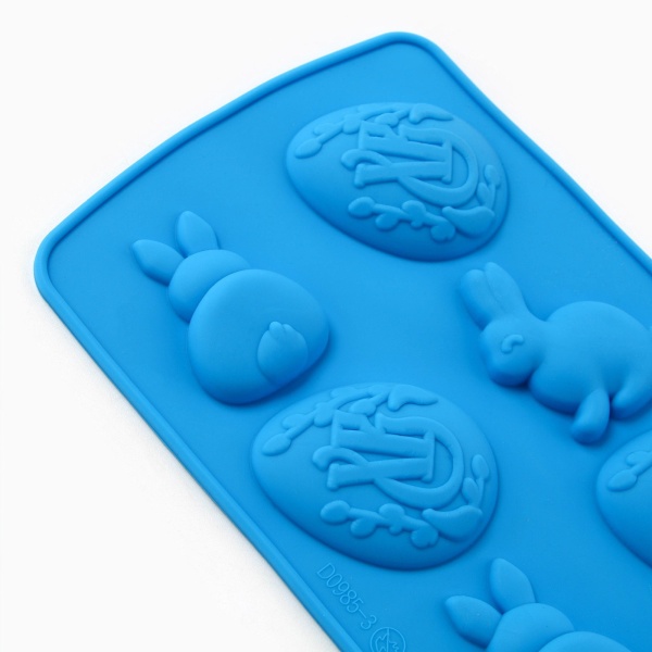 Форма для льда и шоколада «Зайки», 20*10 см, 8 ячеек